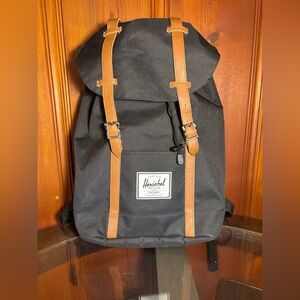 Herschel Supply Company Black and Tan Laptop Backpack